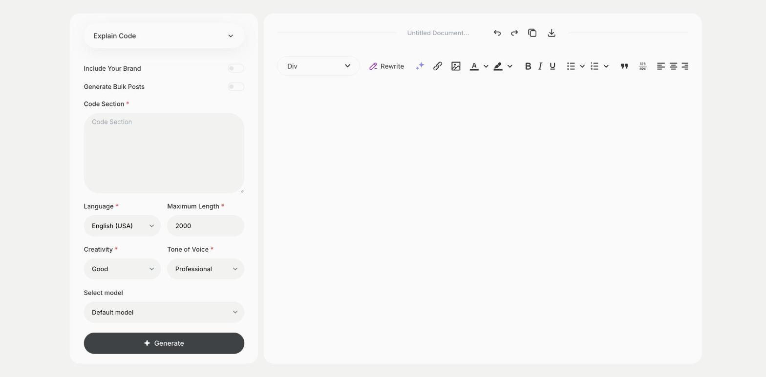 Explain Code template in Qyx