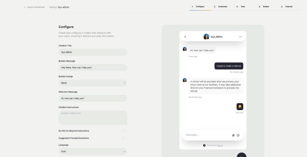 External Chatbot