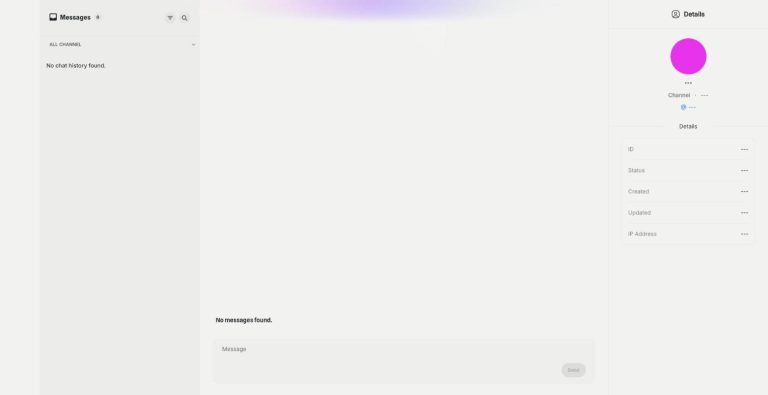 Marketing Bot Inbox in Qyx: WhatsApp and Telegram chats with channel filter and search